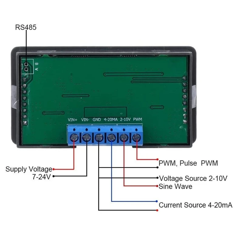 20mA Sinus Welle Generator PWM Pulse Einstellbar WSFG-06 Signal Generator für Puls Modus M4YD