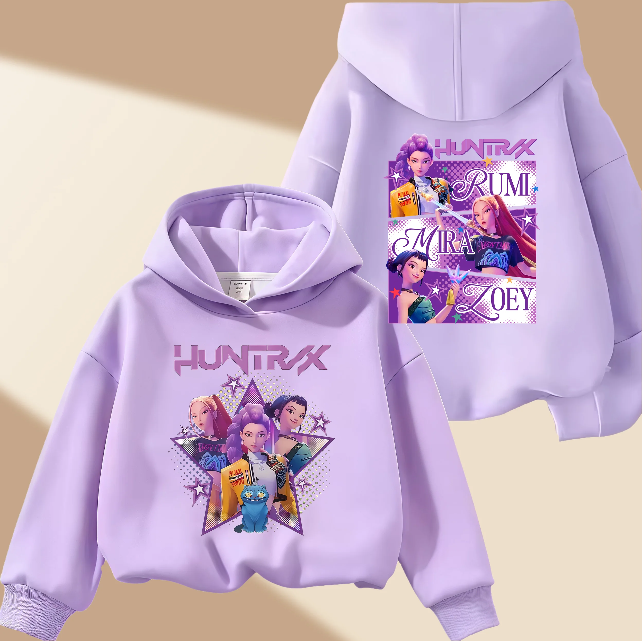 De Mon Hunt Er Children's Sweatshirt Boys Girls Clothing Autumn and Winter Warm Fashion Children's Hoodies