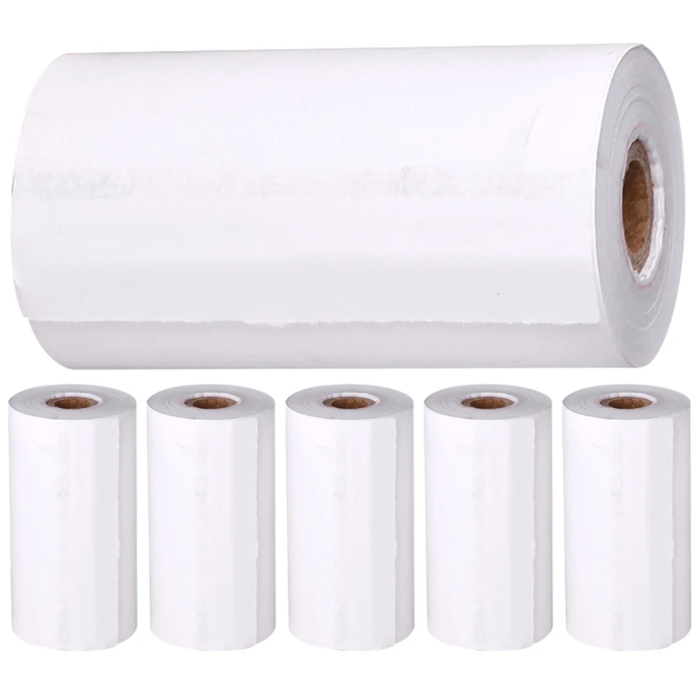 

6pcs 6 Rolls Printer For Instant Camera Refill Photo Printing Compatible Kids Camera Transfer Supply Replacement Printing Roll