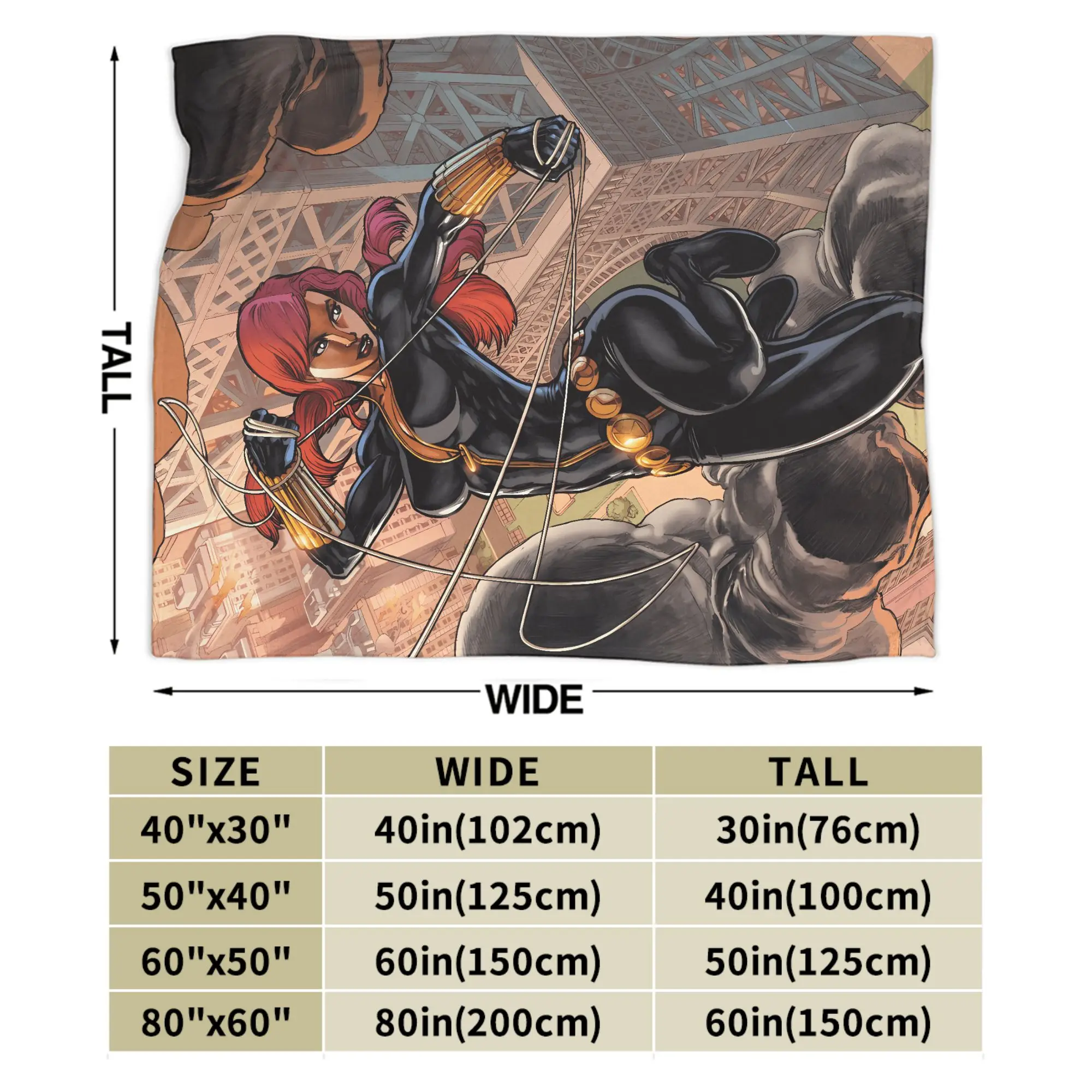 الأرملة السوداء بطانية قطيفة صبي فتاة الفانيلا رمي بطانية للأريكة كرسي سوبر دافئ مخصص لتقوم بها بنفسك جودة المفرش هدية فكرة #6