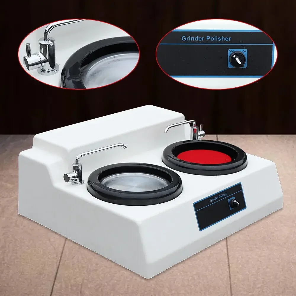 MP-2 金属組織二重ディスク研磨機 – サンプル表面仕上げ用テーブルグラインダー研磨機