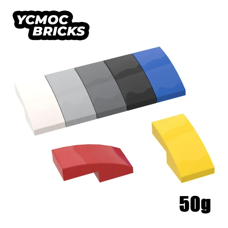 50 جرام MOC اللبنات الجسيمات 11477 المنحدر المنحني 2X1 السائبة نموذج الطوب أجزاء لتقوم بها بنفسك تجميع ألعاب تعليمية تقنية