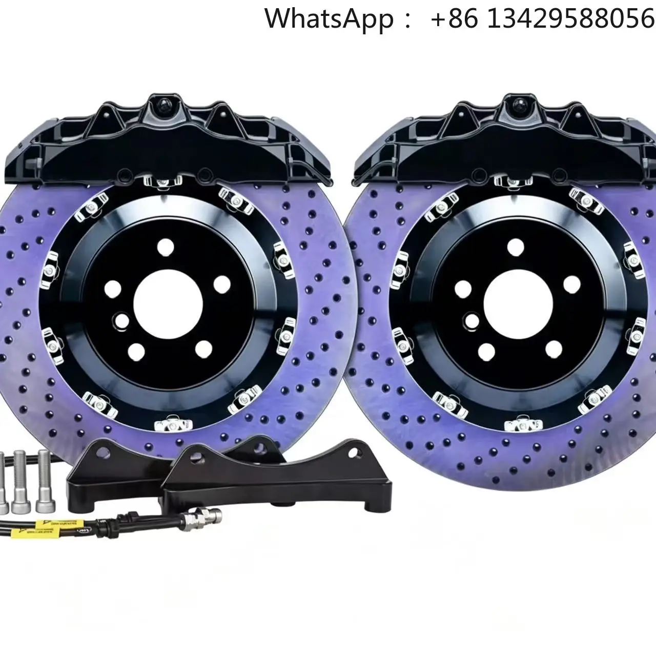 New Upgrade Aluminum Front 8 Piston Brake Calipers Rear 4 Pot 380mm Big Brake Kit for 18-21 Inch Wheel for audi Rs4 S8 for bmw