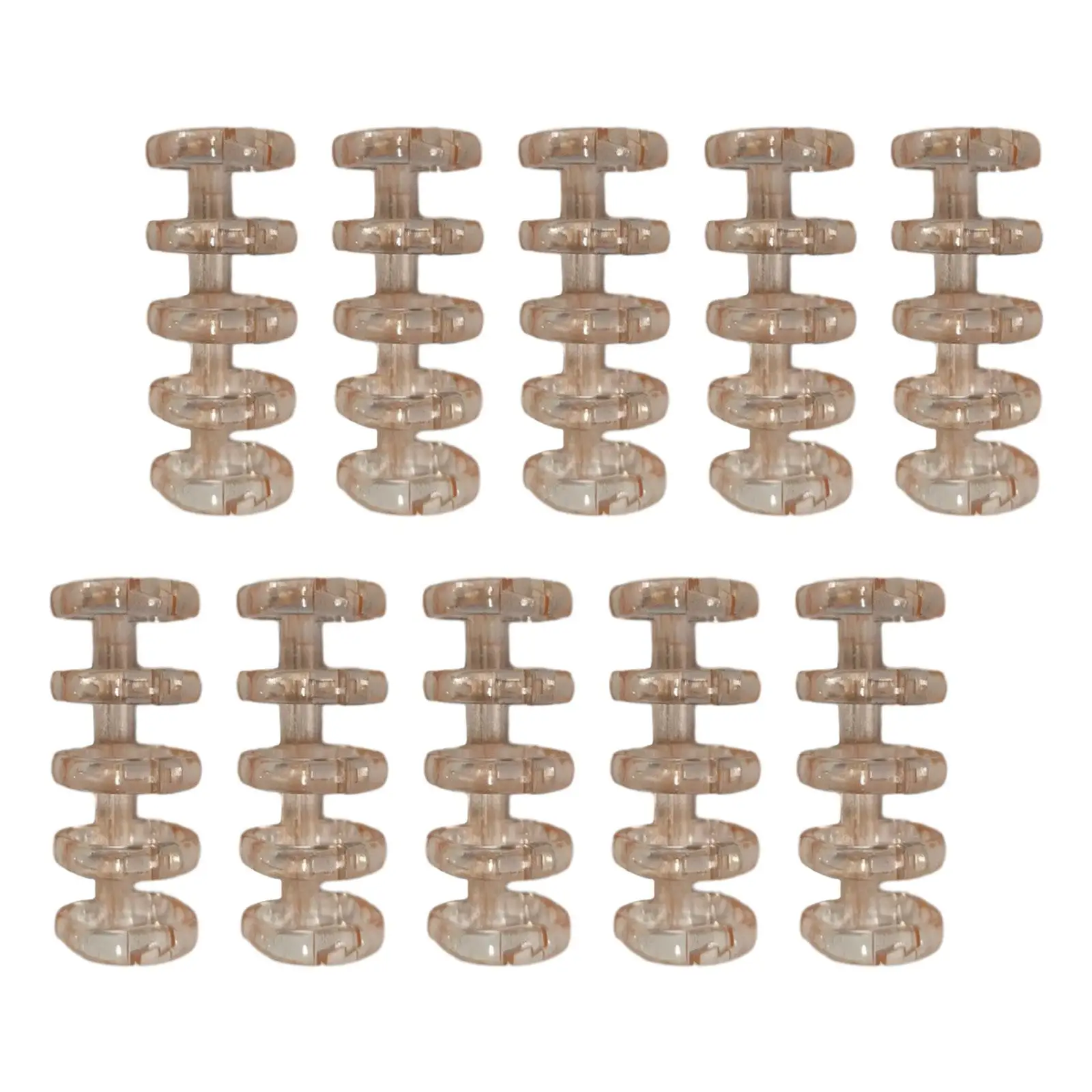 10Pcs Loose Leaf Binder Rings Binding Clips Accessories Durable Loose Leaf Book Rings for Scrapbook Photo Diary Stationery Album