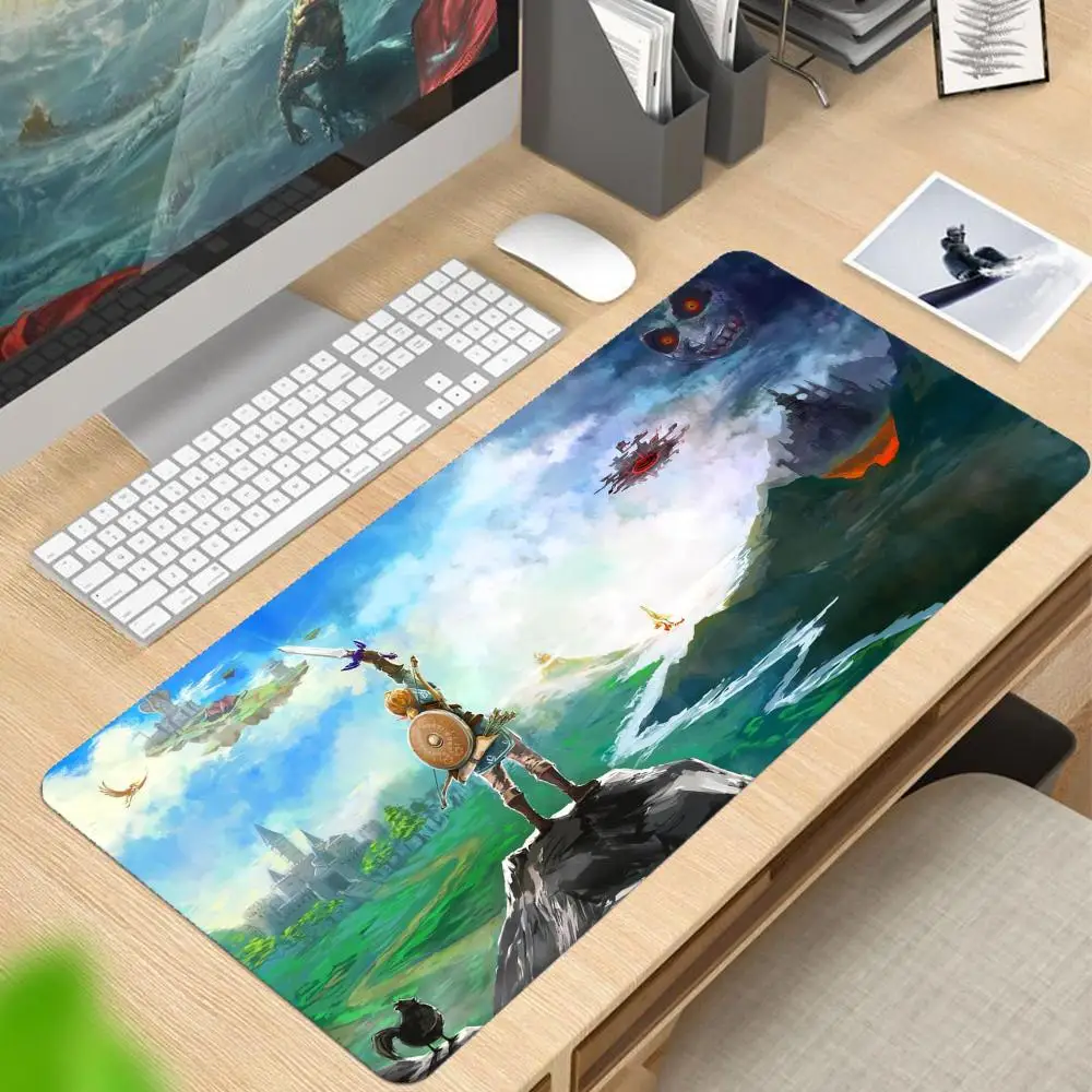 Z-Zeldas Of L-Legends Mouse Pad Art Carpet 1000x500mm Play Mats Office Mat Mousepad 700x300xmm Rubber Gamer Mousepad DeskMat Com