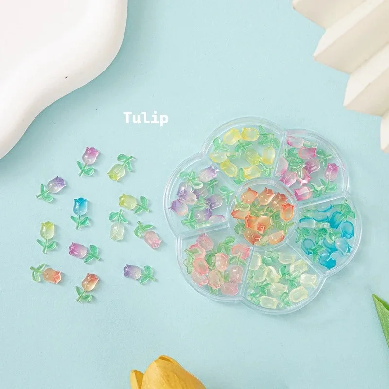 Roses séchées pour Nail Art, 30 pièces, accessoires en résine, Roses rouges, fleurs de Frangipanier colorées, feuilles de couleurs mélangées, camélia, décorations pour ongles