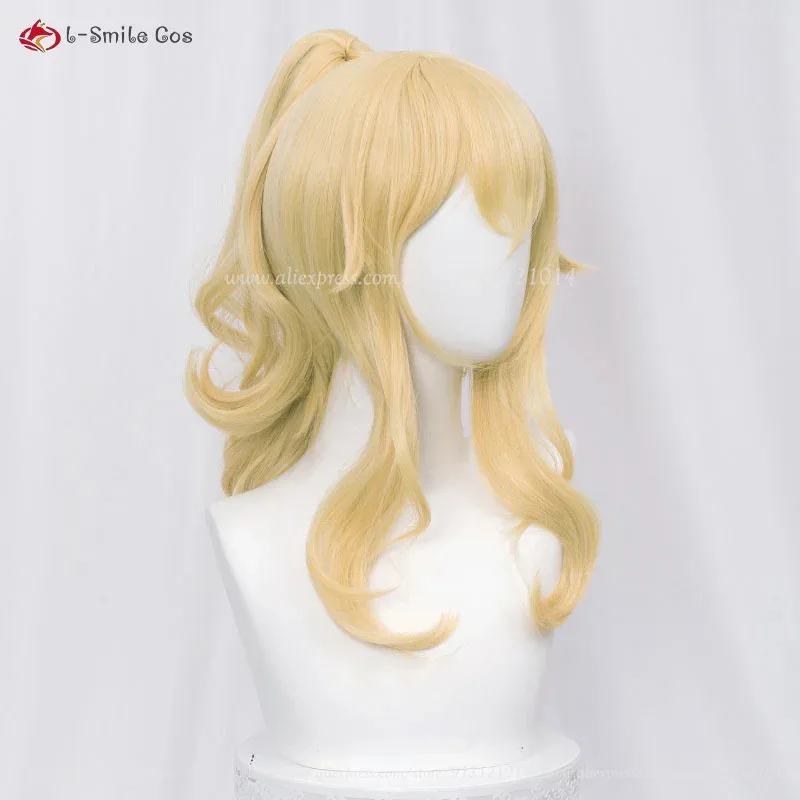 أنيمي على غرار Wind God Knights، جين جولدن مع تسريحة شعر على شكل ذيل حصان، مناسبة لحفلات الهالوين وعيد الميلاد