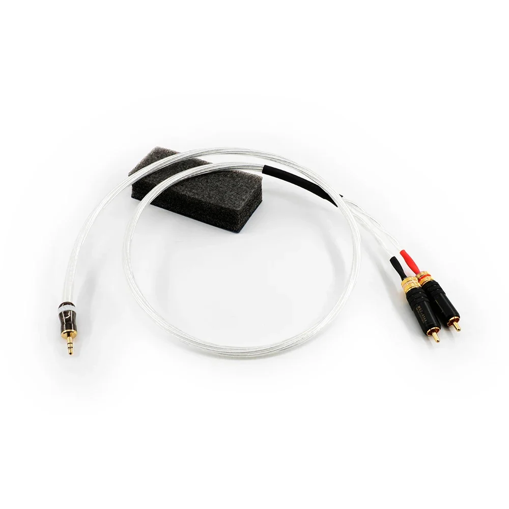 HIFI Nordost Odin audiofilski srebrny wtyczka słuchawkowa aux 3,5 mm do gniazda 2rca Linia sygnału audio Kabel do komputera i audio