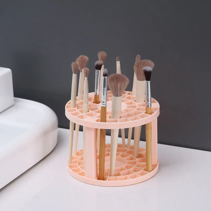 Simple Portable Eyebrow Pencil Eyeliner Brush Hanger Make-up Tool Penholder for Makeup Brush Holder Desk Organizer