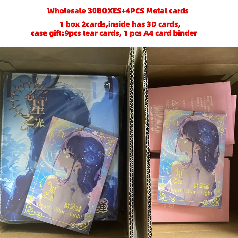 2024 Wholesale Original Case 30boxes Goddess Story  Heart Starlight 2 cards Booster Box Tcg Swimsuit Bikini  TCG Booster Box