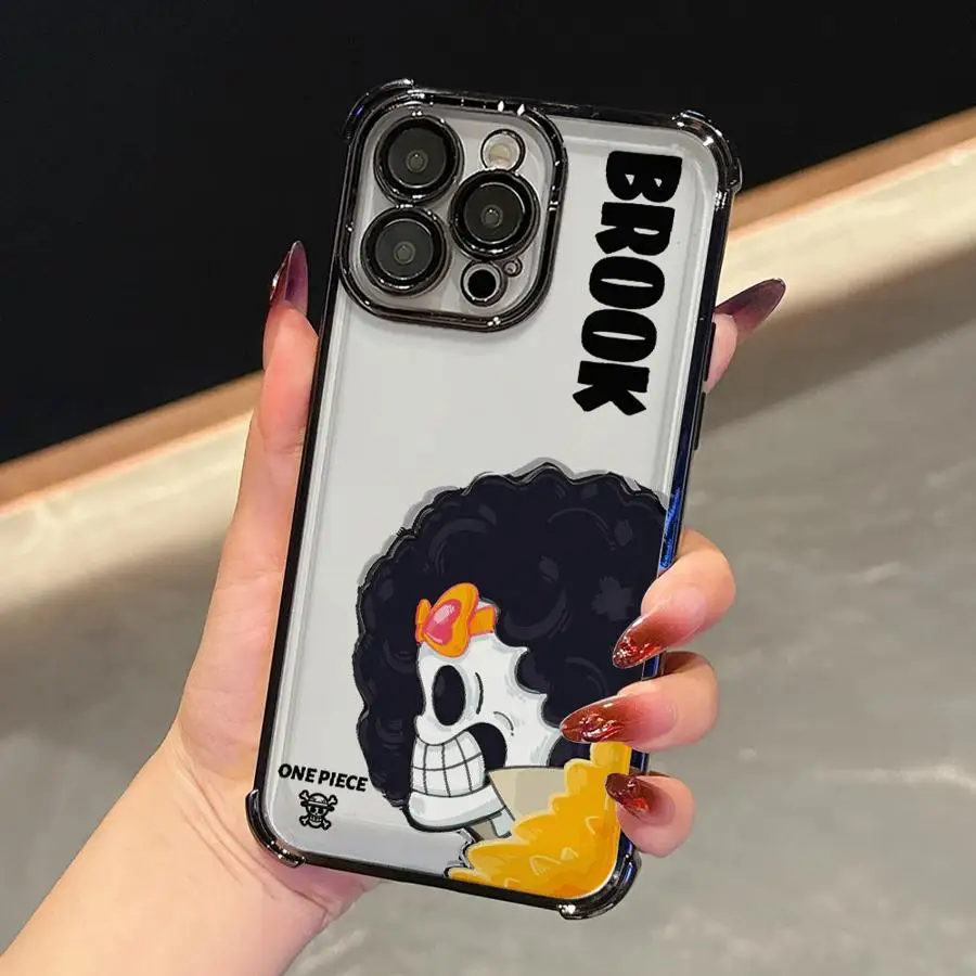 حافظة لهاتف آيفون 17 اير 11 16 برو ماكس 15 بلس 14 13 12 غطاء هاتف ناعم قطعة واحدة بروك إس بروفيل #5