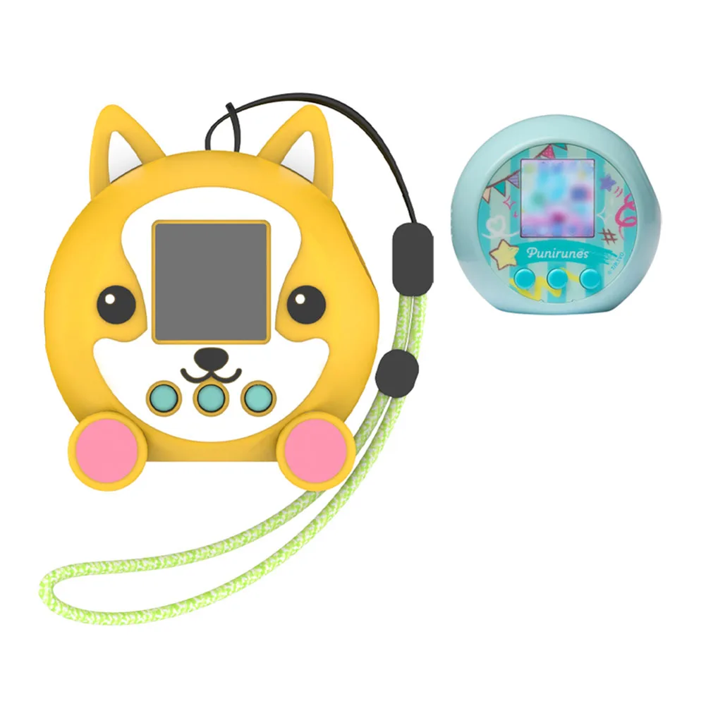 Silicone Case Shockproof Cartoon Protective Cover with Lanyard Protector Cover Compatible with Punirunes Interactive Digital Toy