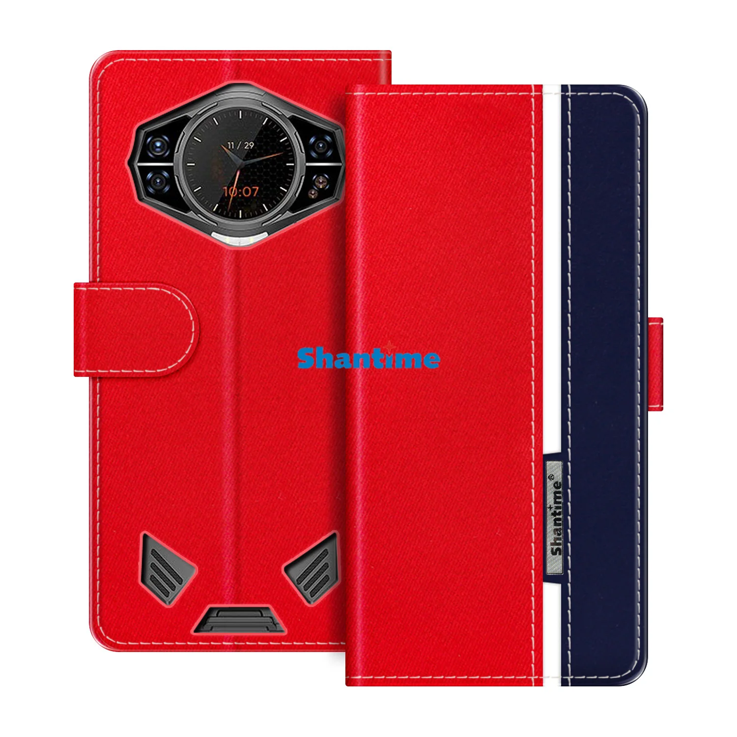 compatible with Doogee S200X VIP 5G protective case book wallet cell phone cover folding case stand cell phone cas