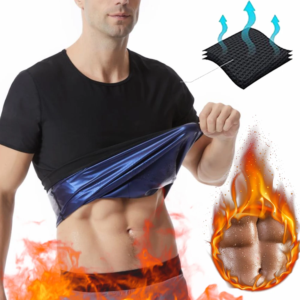 

Мужской неопреновый пот, сауна, формирователь тела, тренажер для талии, утягивающий топ с круглым вырезом, корректирующее белье, корсет, нижнее белье для спортзала, сжигание жира, S-3XL