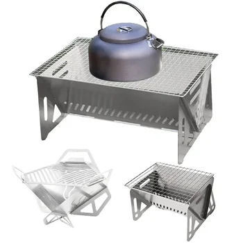 Foldable Stainless Steel BBQ Grill 1