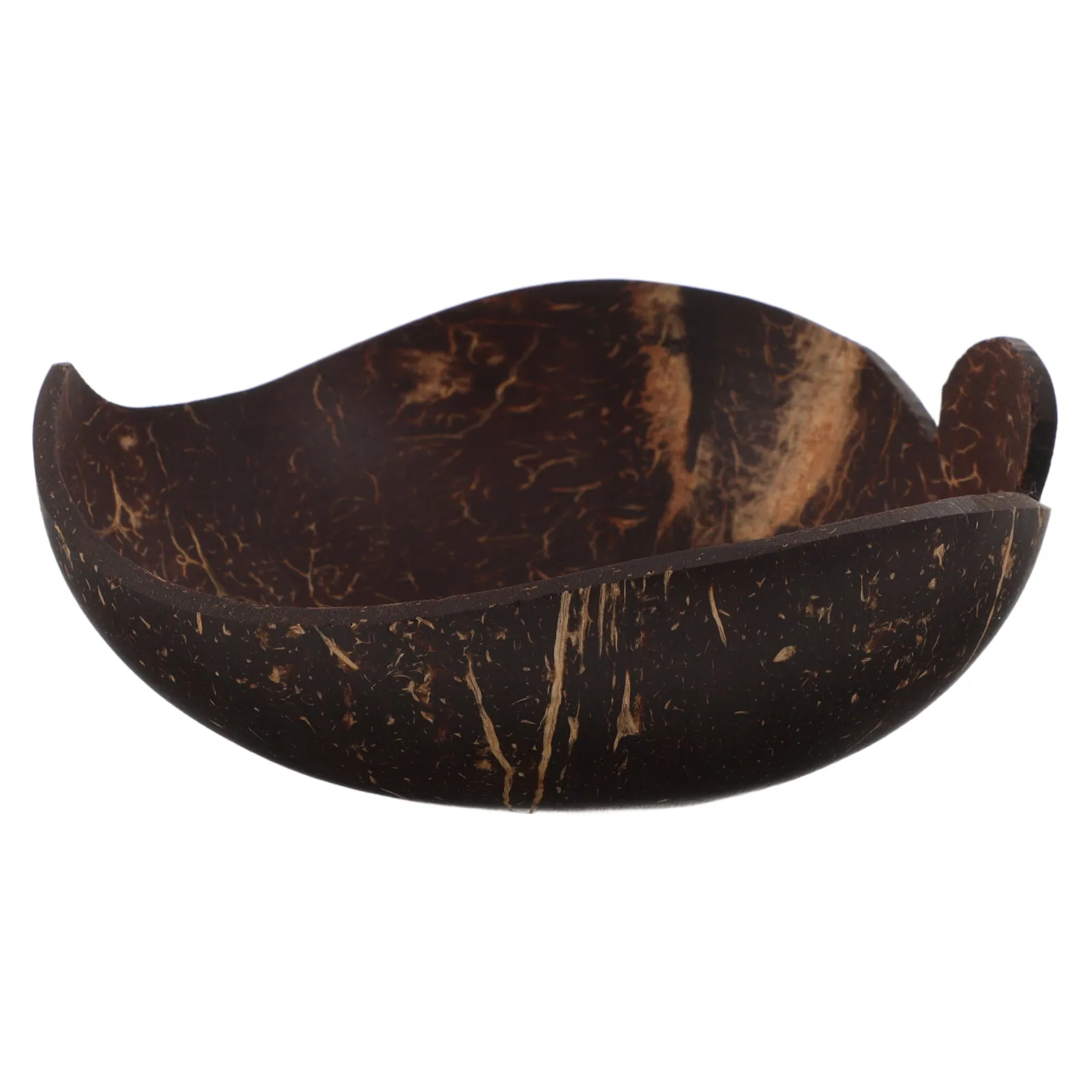 وعاء قشرة جوز الهند صينية تقديم الفاكهة الطبيعية للحلوى والوجبات الخفيفة تخزين المجوهرات مكتب منزلي ديكور المطبخ بار