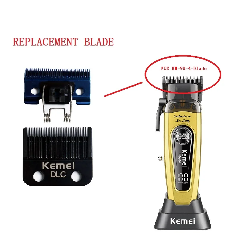 Lama Di Ricambio Originale Per Kemei KM-90-4 Tagliacapelli Da Salone Macchina Per Il Trattamento Dei Capelli Accessori Per Prodo