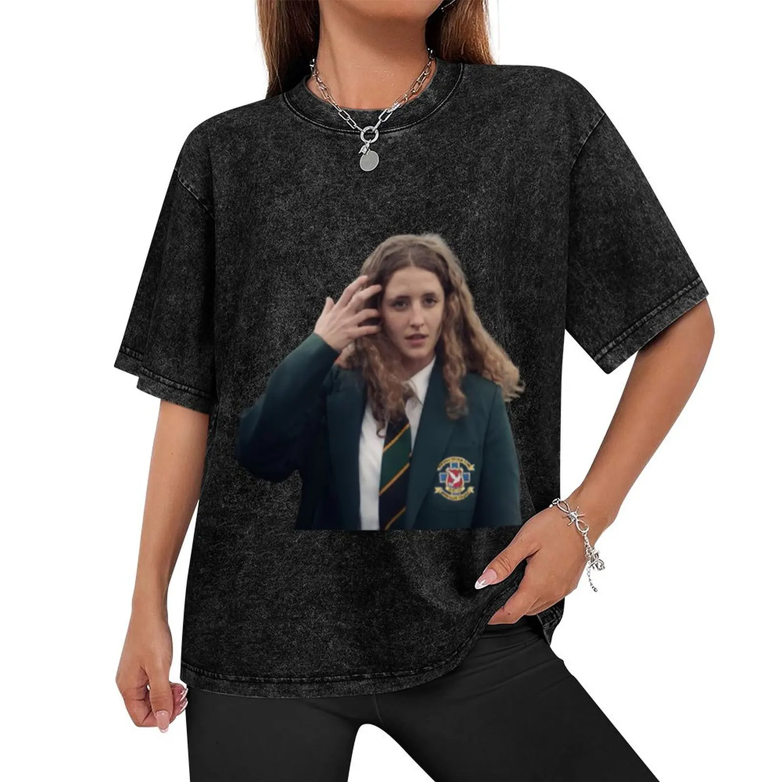 Derry Girls Orla Mccool Sticker T-Shirt Aesthetic clothing oversized t shirt kawaii clothes cute tops t shirt men 100℅ cotton