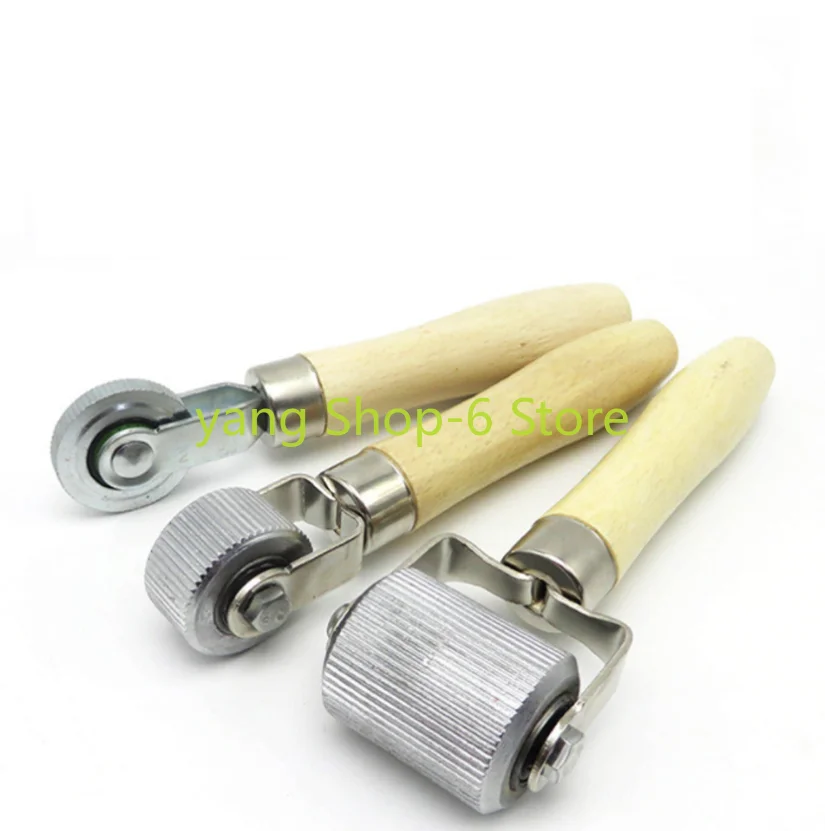 NEW Tyre Patch Roller with Wooden Handle 6mm/20mm/40mm Tire Stitcher Tube Repair Tool for Fixing Flats Hand Tool