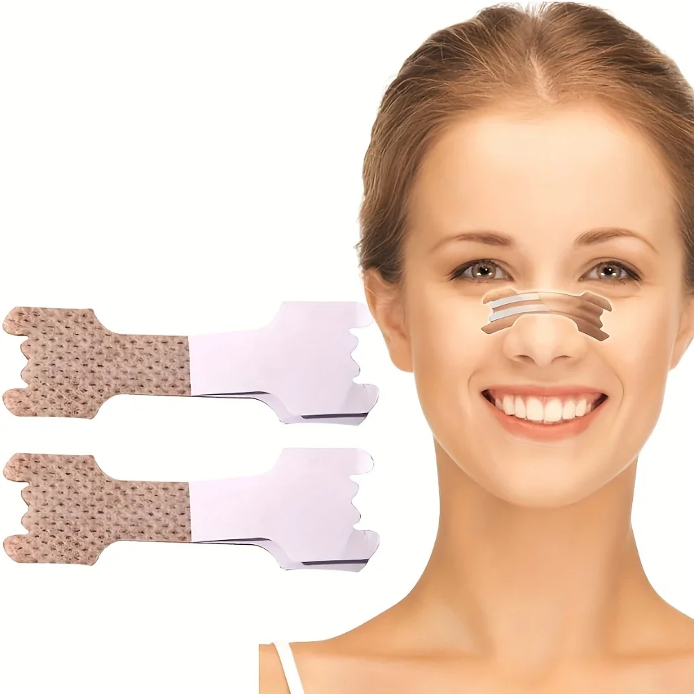 

50PCS Anti-Snoring Nose Patches Reusable Breathable Nasal Strips for Snore Relief Improve Airflow And Comfort during Sleep
