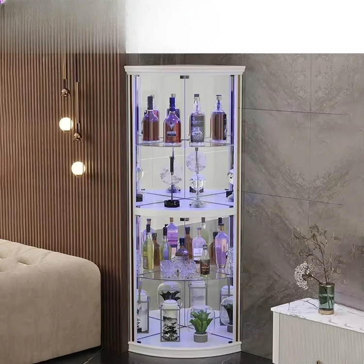 

Ekintop Wooden Kitchen Cabinet Sideboard Living Room Oak Wood Cabinet Veneer Kitchen