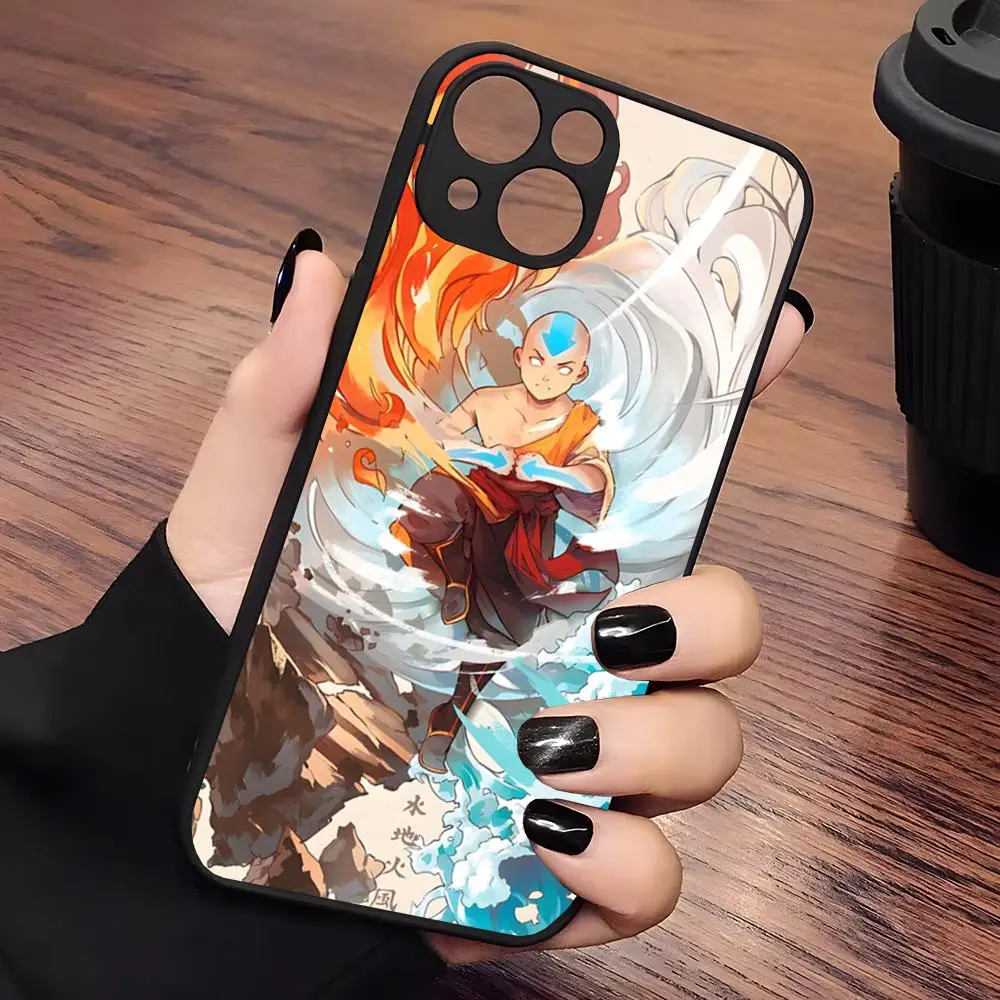 Anime Avatar The Last Airbender Phone Case Matte Transparent For 16 15 IPhone 12 11 13 14 Pro Max X XR 8 Plus Back Cover