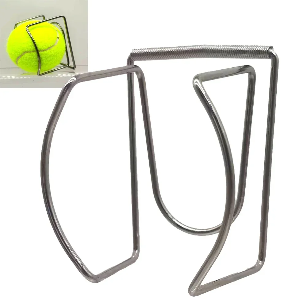 1pc Tennis Ball Waist Clip Holder Stainless Steel Tennis Ball Waist Clip Holder For Pickleball Tennis Trainings Accessories