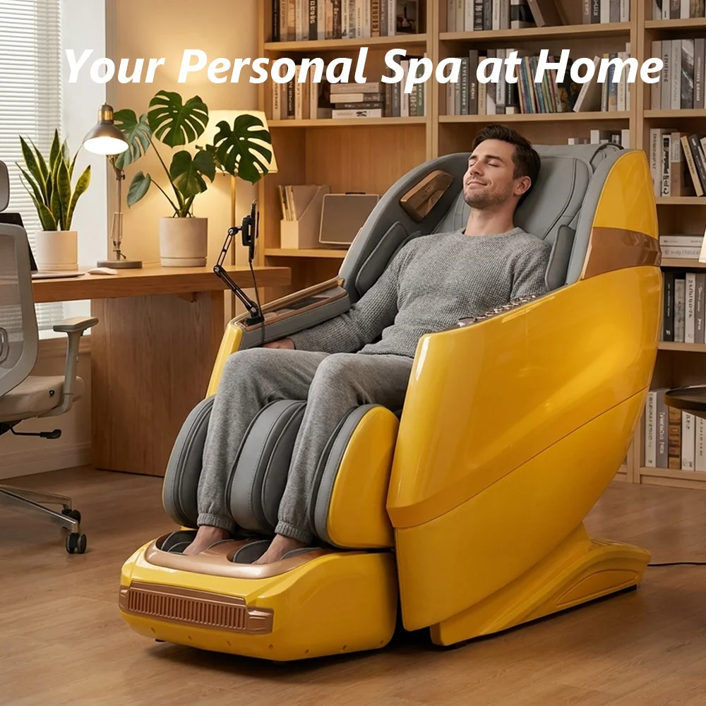 OYEAL 2026 Modern Luxury Sonic Wave Core Massage Chair With Musical Function And Body Airbag Wrap