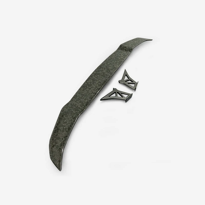 

High Quality Single Deck Dry Carbon Rear Spoiler Wing V Type Car Spoilers Designed Huracan LP580 LP610