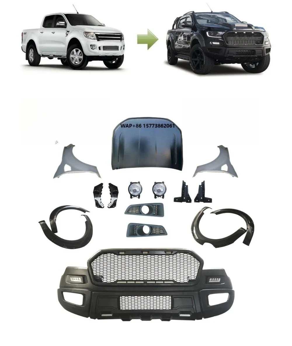 

Front Bumper Upgrade Kit Facelift Accessories for 2012 RANGER to RANGER RAPTOR BODY KIT