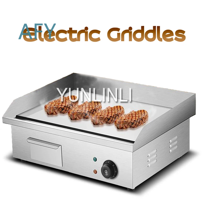 Electric Griddles for Teppanyaki Equipment Commercial Stainless Steel Baker Multifunctional Flat Top Grill for Restaurant