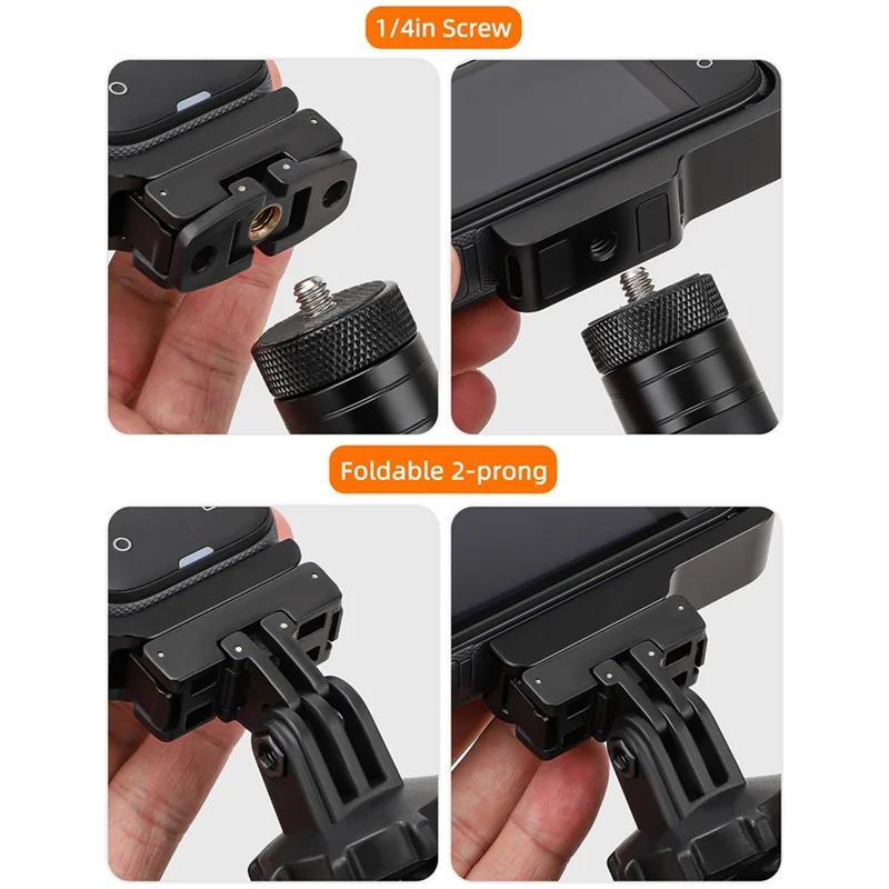 ABFM-SUNNYLIFE L-Shape Adapter Kit For Insta360 X4 Horizontal And Vertical Shooting Bracket Magnetic Adapter Expansion Accessory