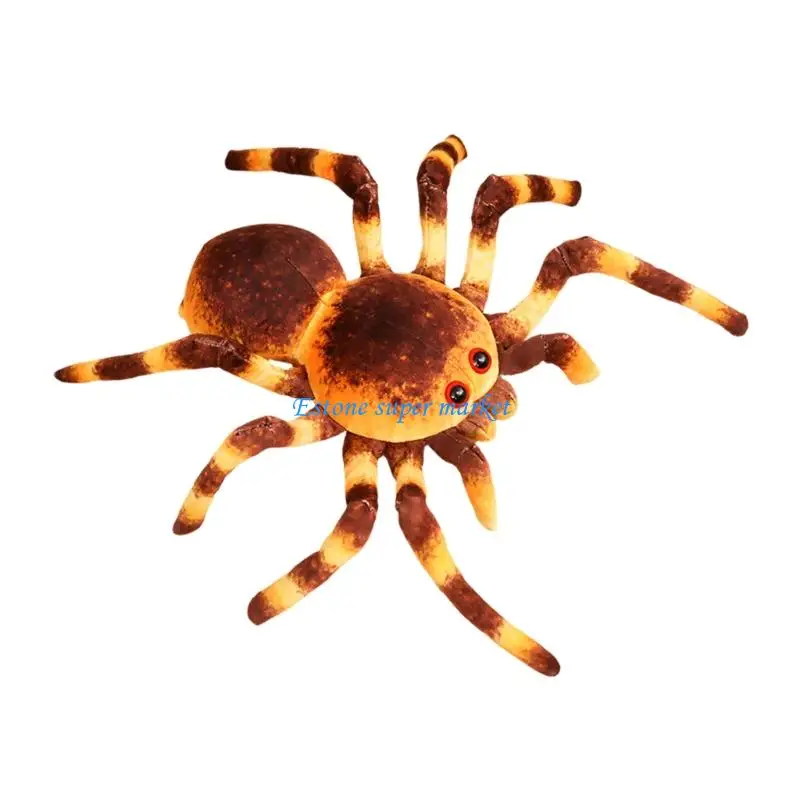 090B Big Spiders Eight Legged Creature Toy Filling Excellent For Scary Practical Jokes Halloween Party