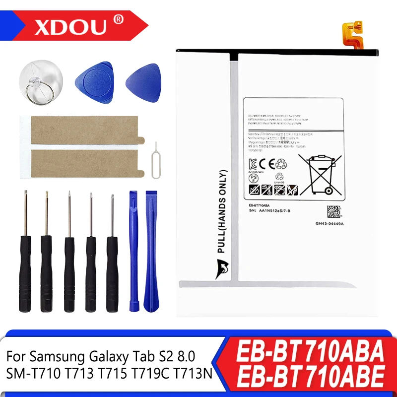 

Brand New Tablet EB-BT710ABA EB-BT710ABE 4000mAh Battery For Samsung Galaxy Tab S2 8.0 SM-T710 T713 T715 T719C T713N