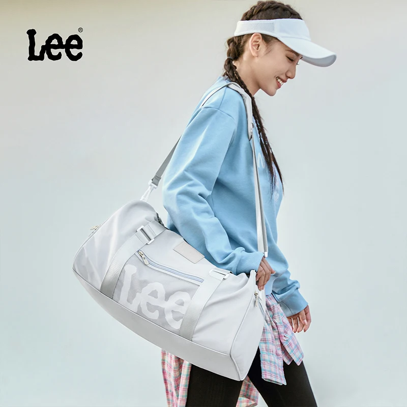 LEE Smart Gym Duffel Bag with Shoe Compartment Dry Wet Bag Men Women Waterproof Large Size Sport Training Luggage Travel Bag