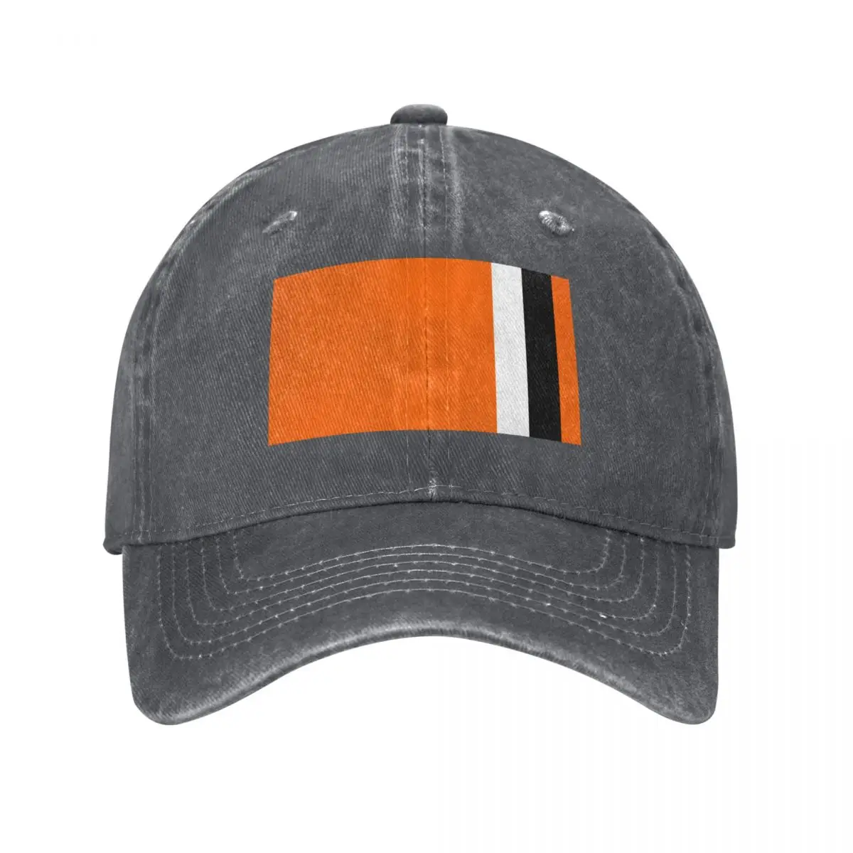 Luton Town Retro Home 1973 -74 Orange and White Black Bars Baseball Cap Hood Christmas Hat Men's Women's