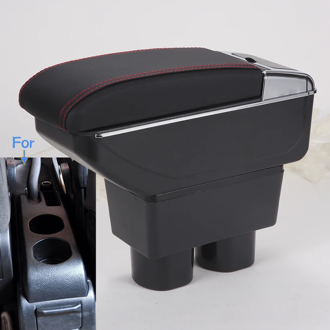 For Nissan Tiida Armrest For Nissan Sylphy Versa Tiida C11 Latio Car Armrest box Interior Center Storage Box Car Accessories