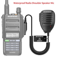 Baofeng UV-9R plus 9R Pro Waterproof Shoulder Speaker Microphone For Baofeng UV-XR UV-9R PLUS/Pro  BF-9700 A-58 Walkie talkie