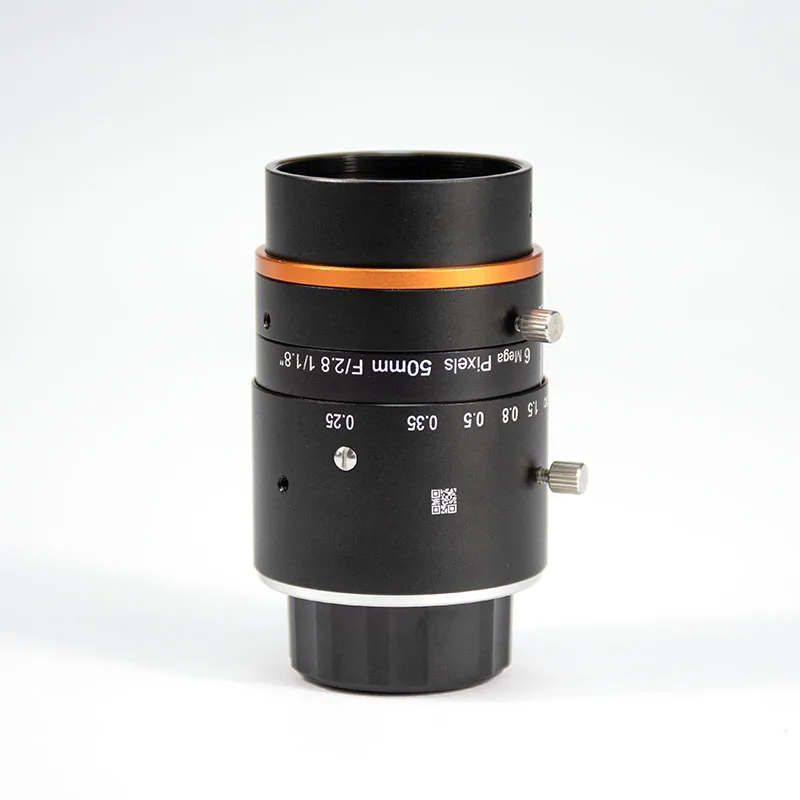 

MVL-HF5028M-6MPE Длиннофокусное расстояние 50 мм 1/1,8 дюйма Формат CCD/CMOS FA Промышленный объектив с креплением C