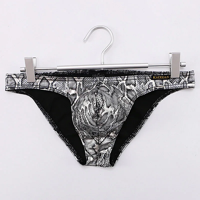 

Fashion pants, low-rise panties, men's pattern printed briefs