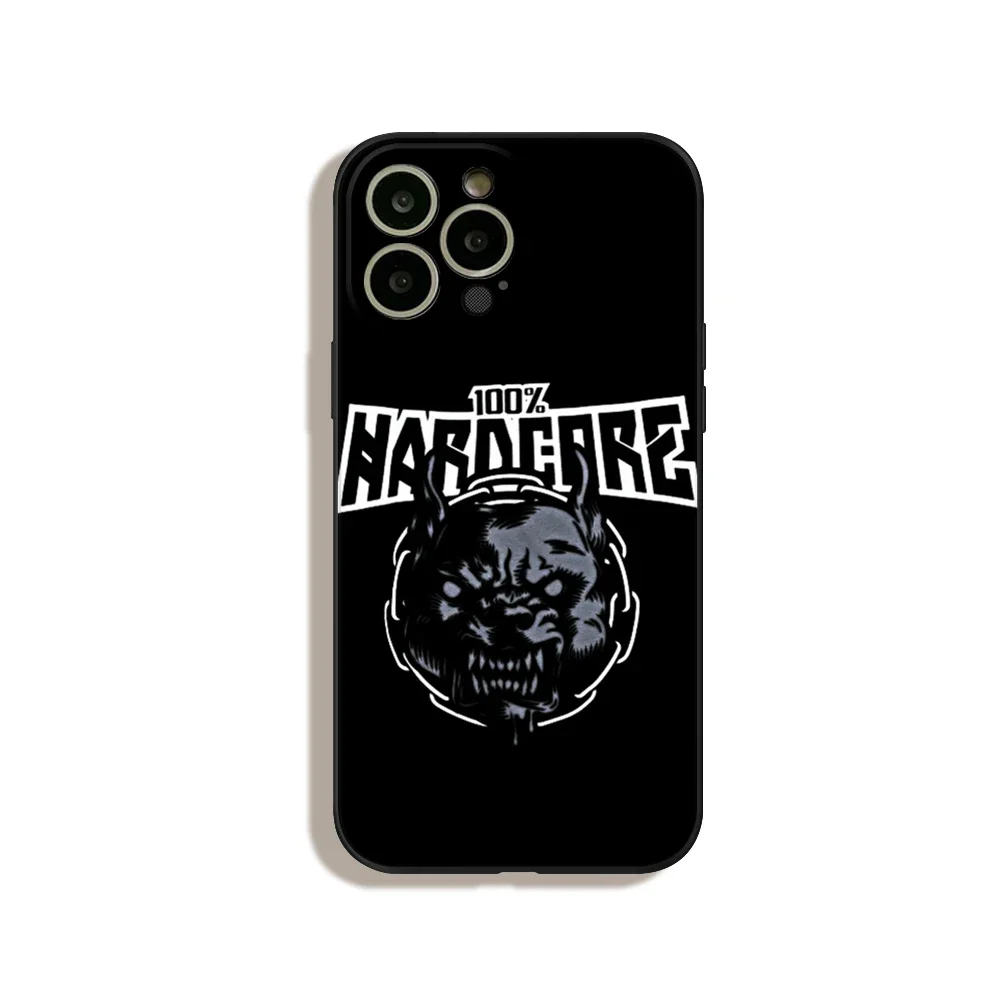 Dla IPhone 15 Pro Bone Gabber 100 Hardcore Dog etui na telefon IPhone 15 14 13 12 Pro XR XS MAX etui na Iphone czarne