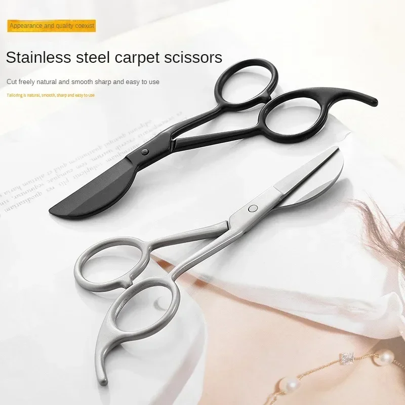 Stainless Steel Sewing and Embroidery Scissors Sturdy Carpet Trimming Scissors Ideal for Carpets, Artwork, Crafts and Fabrics