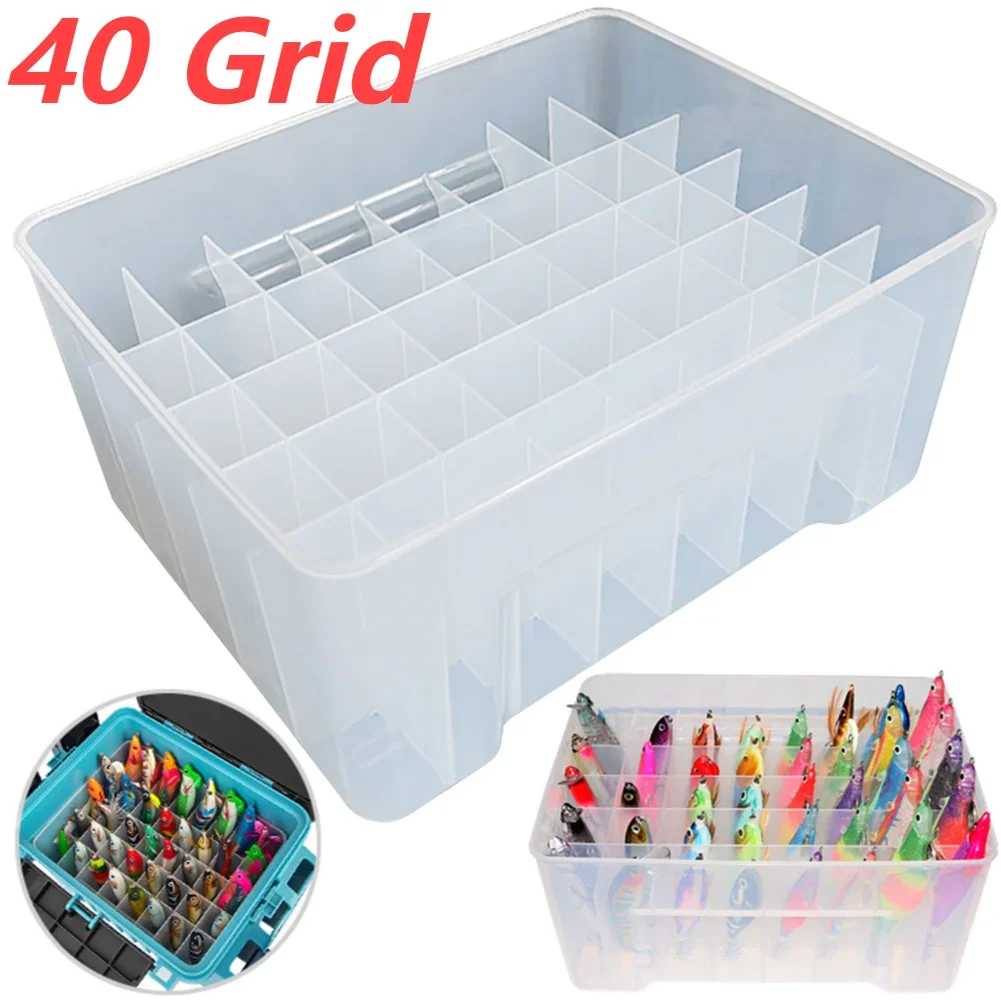 

Fishing Storage Boxes Minnow Squid Jig Hard Bait Container Sea Egi Box Plastic Organizer Lure Tool Storage Case Fishing Tackle