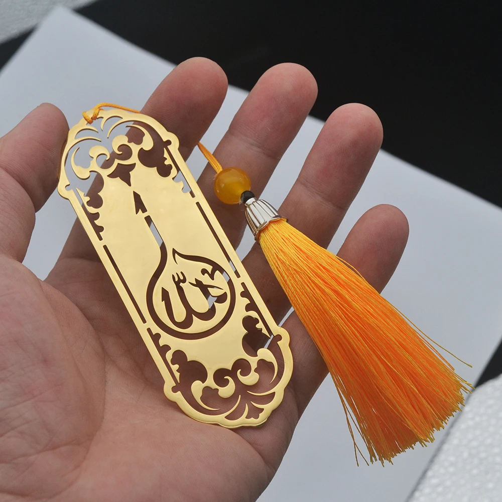 Stainless steel bookmarks, Islamic style student gifts, graduation season gifts, customized products, tassel bookmarks, gifts