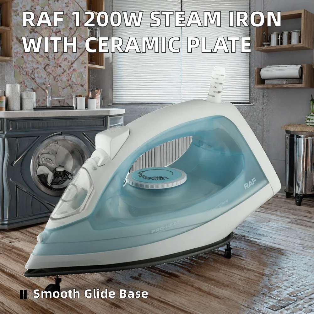 1200W Electric Iron with Ceramic Soleplate & 160ML Water Tank Household & Hotel Use Plancha De Vapor Eléctrica