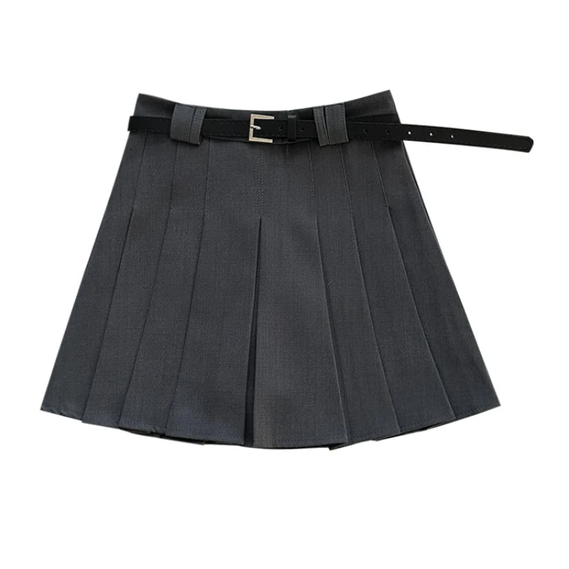 

Sexy Women Pleated Skirts High Waist Fashion Retro Pleated Skirt 2024 Spring New Korean Sle Women clothes Short A- line Skirt