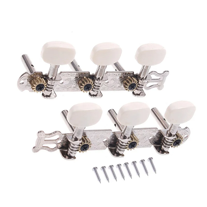 1 Pair Professional Guitar Tuning Pegs Classical Guitar String Tuning Pegs Guitar Accessories Left Right 3L3R Tuners Keys Part