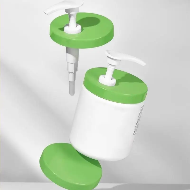 Dispensador de bomba para creme hidratante 453g 550g 566g/20oz cabeça da bomba com tampa compatível com substituição de creme hidratante corporal