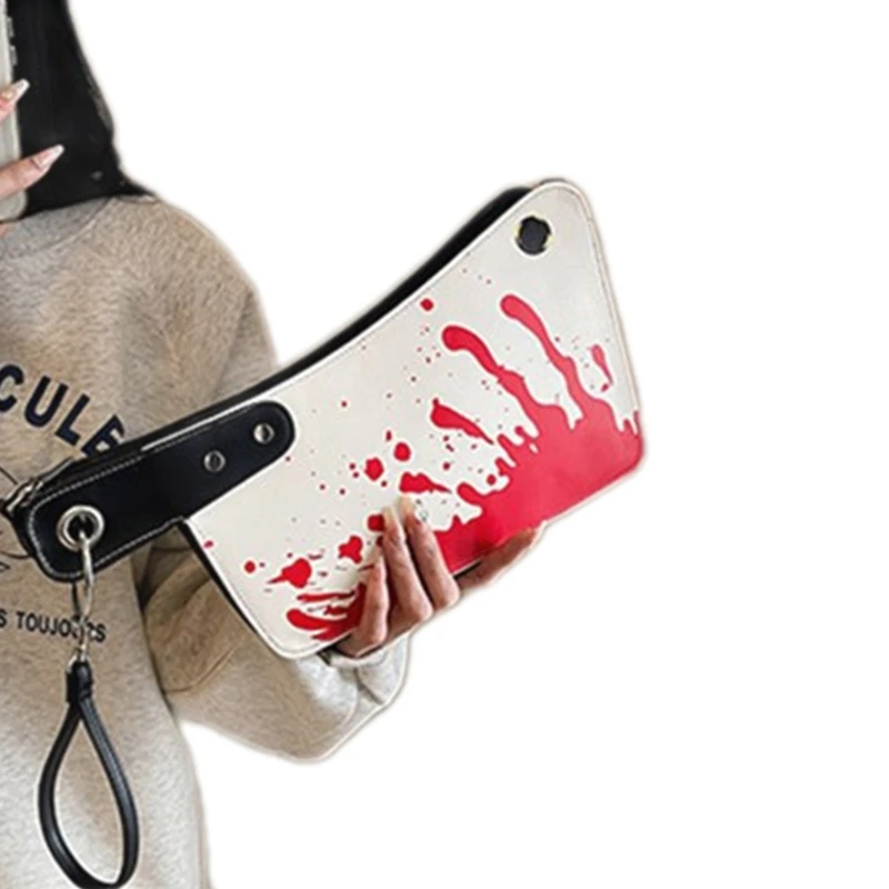 Playful Cook Knife-Shaped Smartphones Purse Creative Shoulder Bag Trendy Stylish Shoulder Bag Gift for Culinary Divas