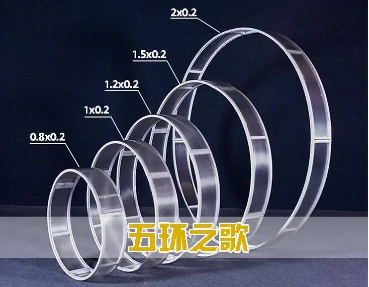 Wedding props ceiling ring five-ring song film sunshine board wedding stage decoration wrought iron square